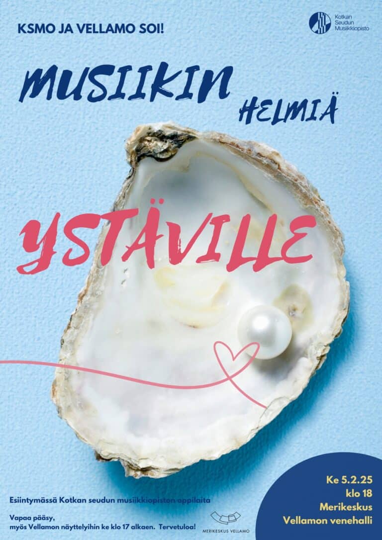 Musiikin helmiä ystäville juliste