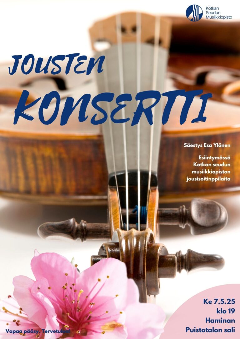 jousten konserttijuliste