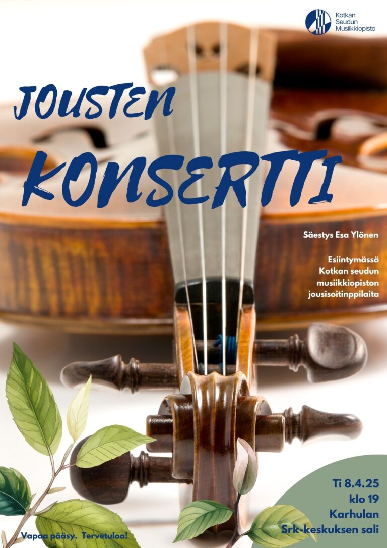 jousten konserttijuliste