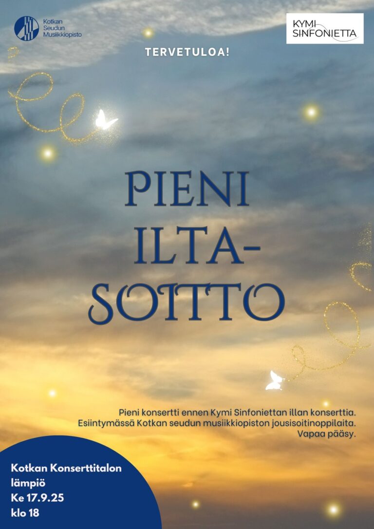 Pieni iltasoitto juliste
