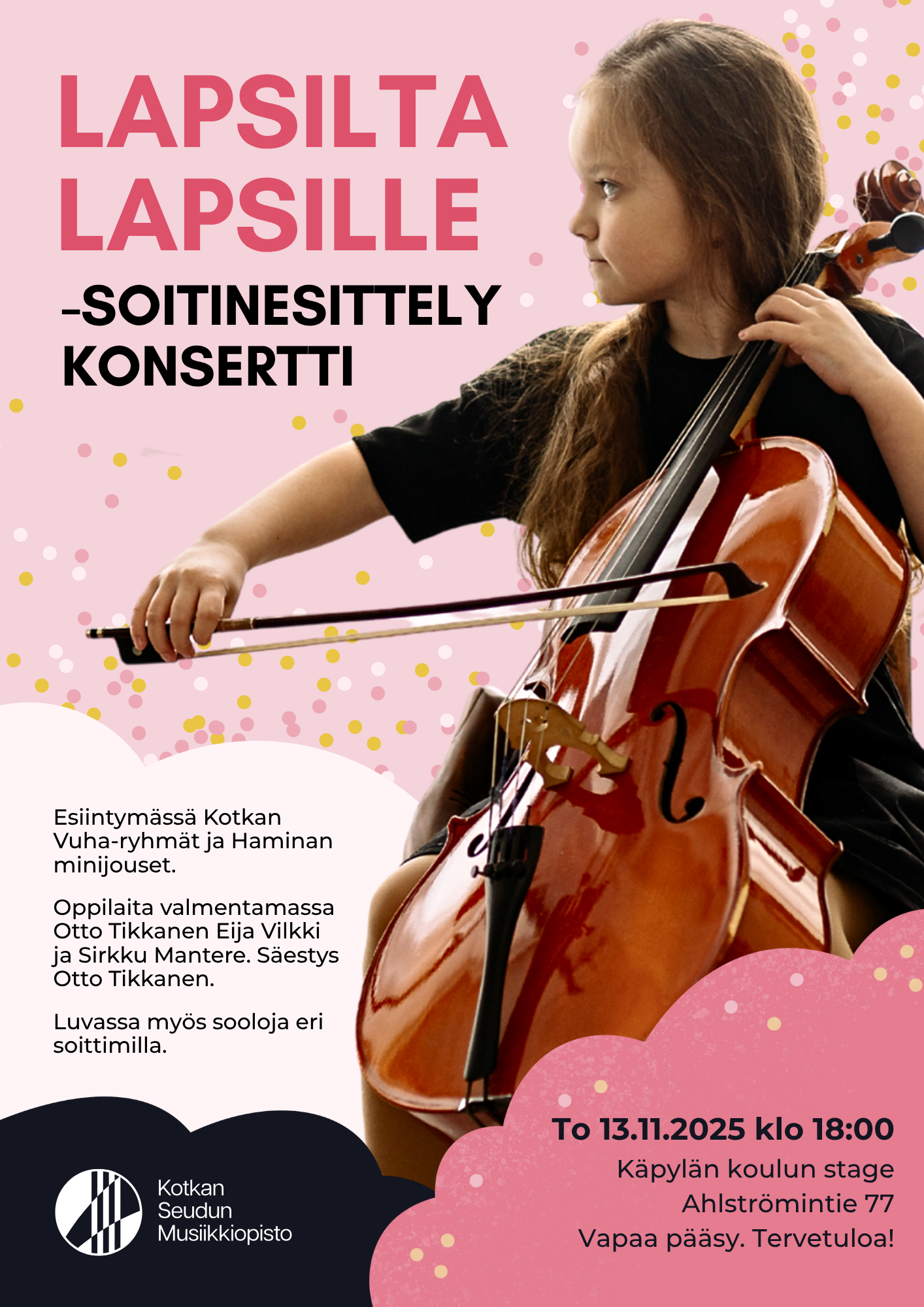 Lapsilta lapsille -soitinesittelykonsertti