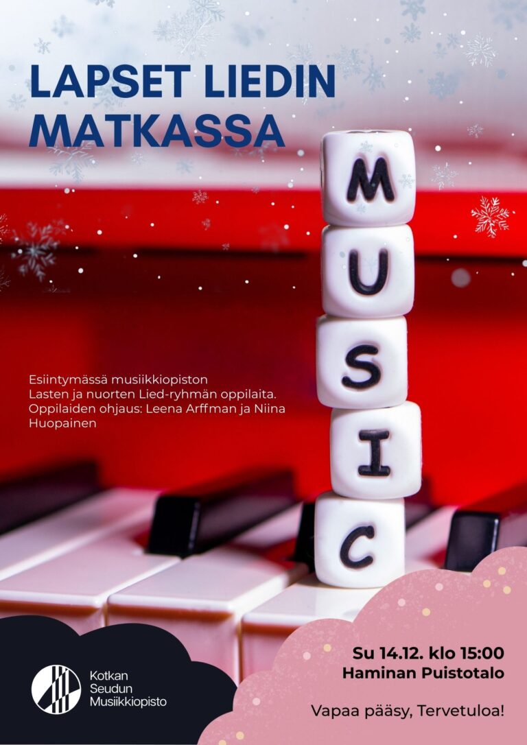 piano jonka päällä Music tekstipalikat