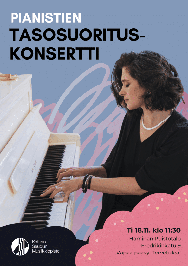 pianon soittaja, ksmo juliste