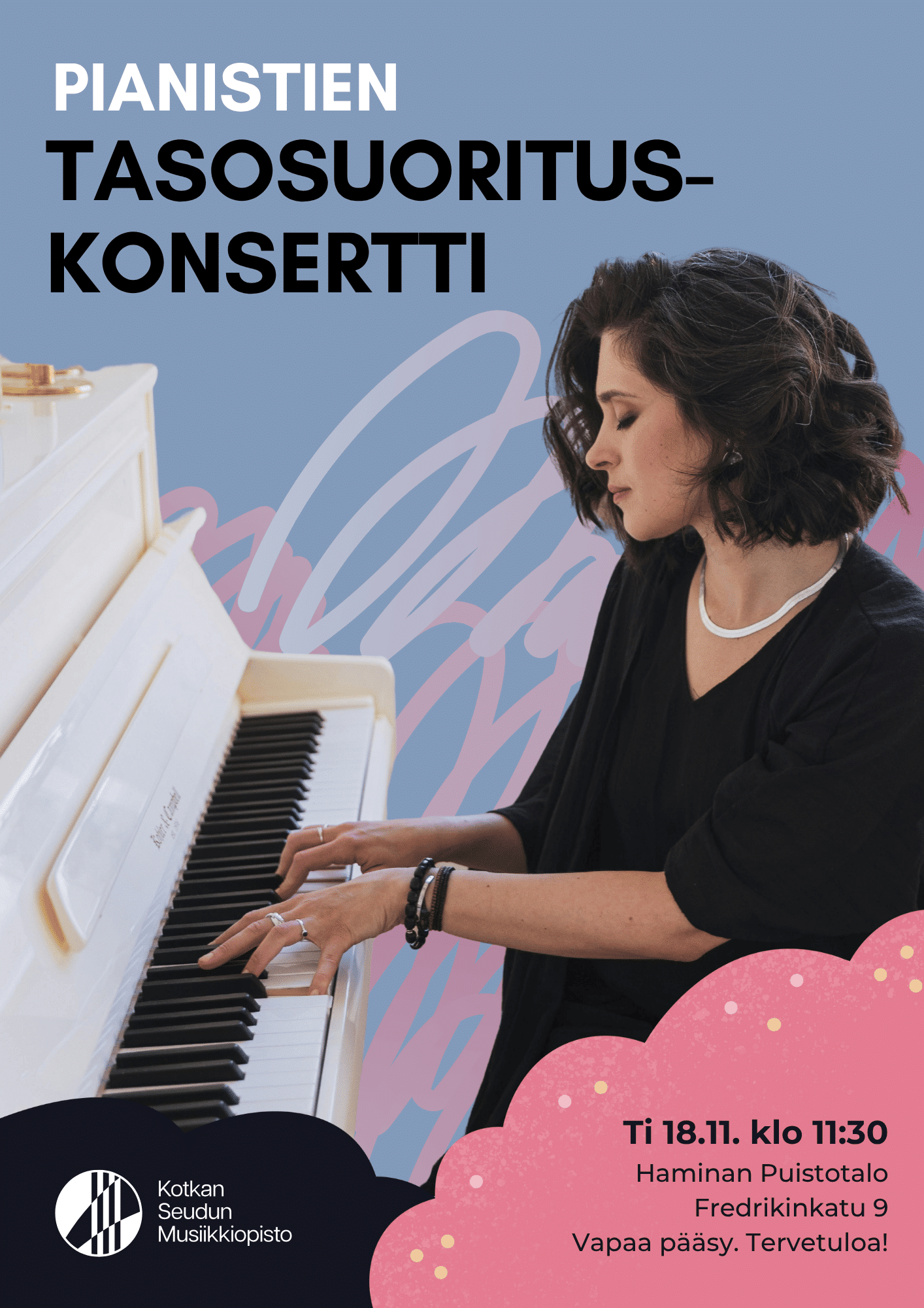 PERUTTU: Pianistien tasosuoritus -konsertti