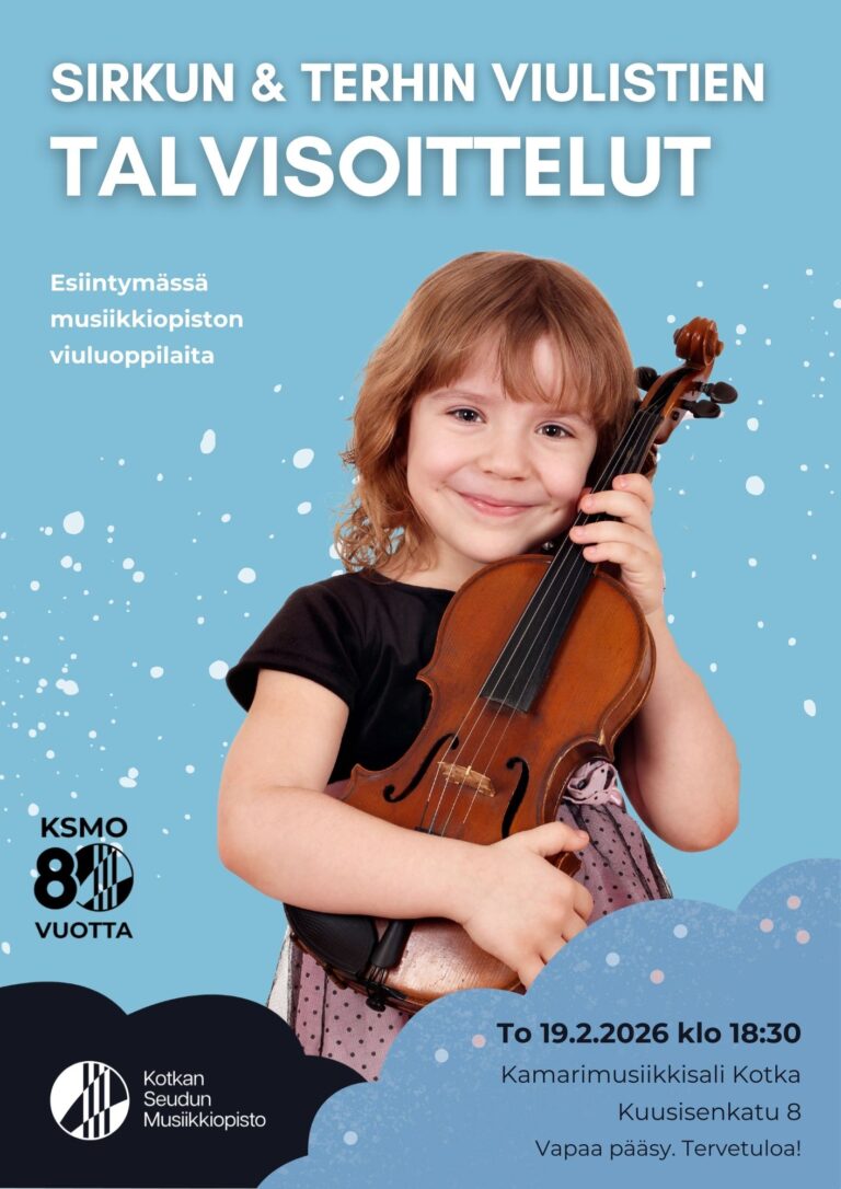 iloinen lapsi halaa viulua