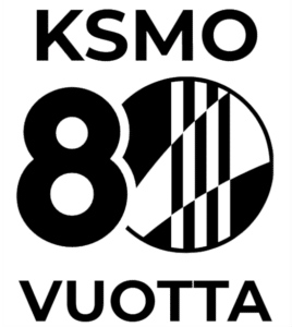 Ksmo 80 vuotta logo