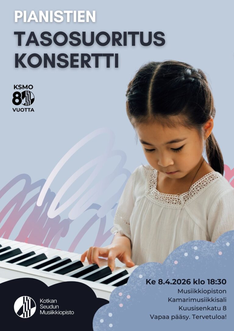 nuori tyttö soittaa pianoa keskittyneesti